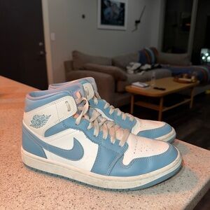 Nike Sky Blue and White Women's Sneakers